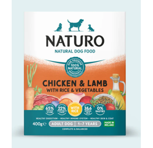 NATURO Cão Galinha e Cordeiro 400g