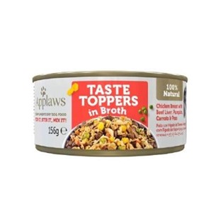 Applaws Dog Tin Chicken w/ Beef Liver & Veg Broth 156gr