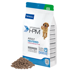 HPM Dog Adult Neutered Large & Medium 12KG
