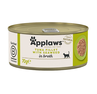 Applaws Cat Tuna Fillet with Seaweed 70GR