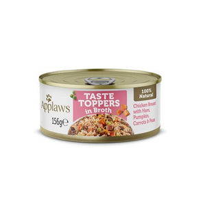 APPLAWS Dog Chicken Breast with Ham and Vegetables 156GR APPLAWS Dog Chicken Breast with Ham and Vegetables 156GR