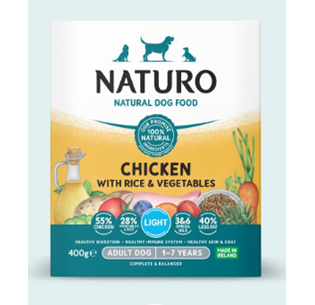 NATURO Cão Light Galinha 400GR