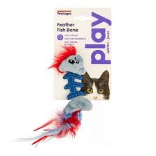 PETSTAGES Feather Fish Bone
