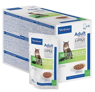 HPM Cat Adult Neutered Salmon Saquetas