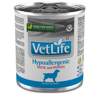 Vet Life Hypoallergenic Duck & Potato Canine