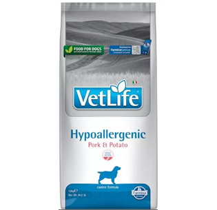 Vet Life Hypoallergenic Pork & Potato Canine