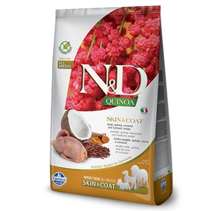 N&D Dog Quinoa Skin and Coat Quail