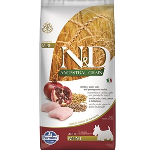 N&D Dog Ancestral Adult Mini Chicken and Pomegranate