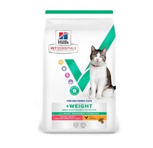 Hill's Vet Essential Multi-Benefit +Weight Gato Adulto Atum