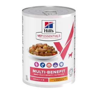 Hill's Vet Essential Multibenefit Cão Adulto frango (lata)