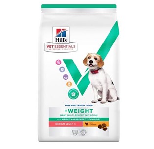 Hill's Vet Essential Multi-Benefit +Weight Neutered Cão Adulto raça média