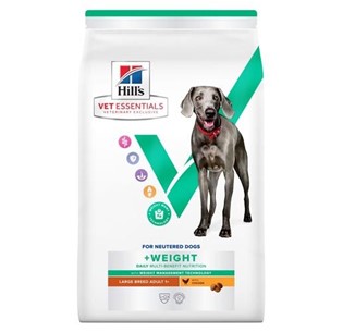 Hill's Vet Essential Multi-Benefit +Weight Neutered Cão Adulto raça grande