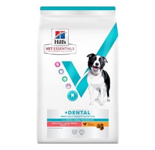 Hill's Vet Essential Multi-Benefit +Dental Cão Adulto raça média e grande